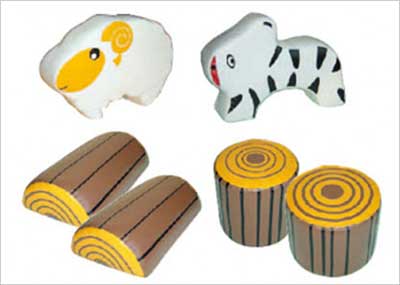クッション遊具動物セット OKN-001